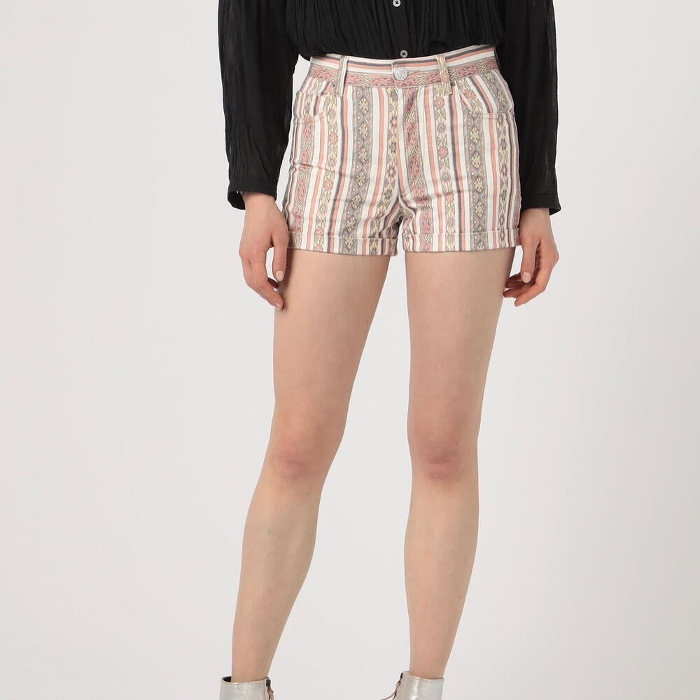 Isabel Marant Etoile Naomi Tribal Printed Denim Shorts